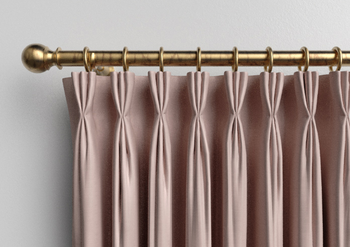 Shima Faux Silk, Rose - Made to Measure Curtains - Image 11